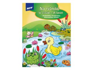 Obrázek z Omalovánky A4 Na rybníku  